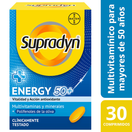 SUPRADYN Energy 50+ Vitaminas Adultos 30 comprimidos