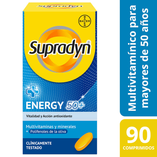 SUPRADYN Energy 50+ Vitaminas Adultos 90 comprimidos