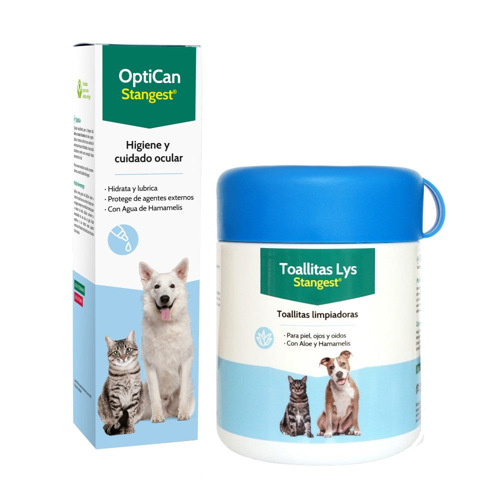 Stangest Optican Ojos Loción 125ml, Toallitas 40 ud
