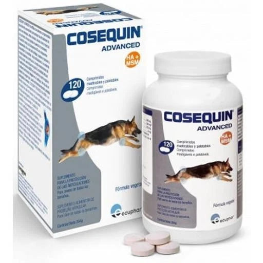 Ecuphar Cosequin Advanced Suplemento para Perros Comprimidos 120 comprimidos 300g