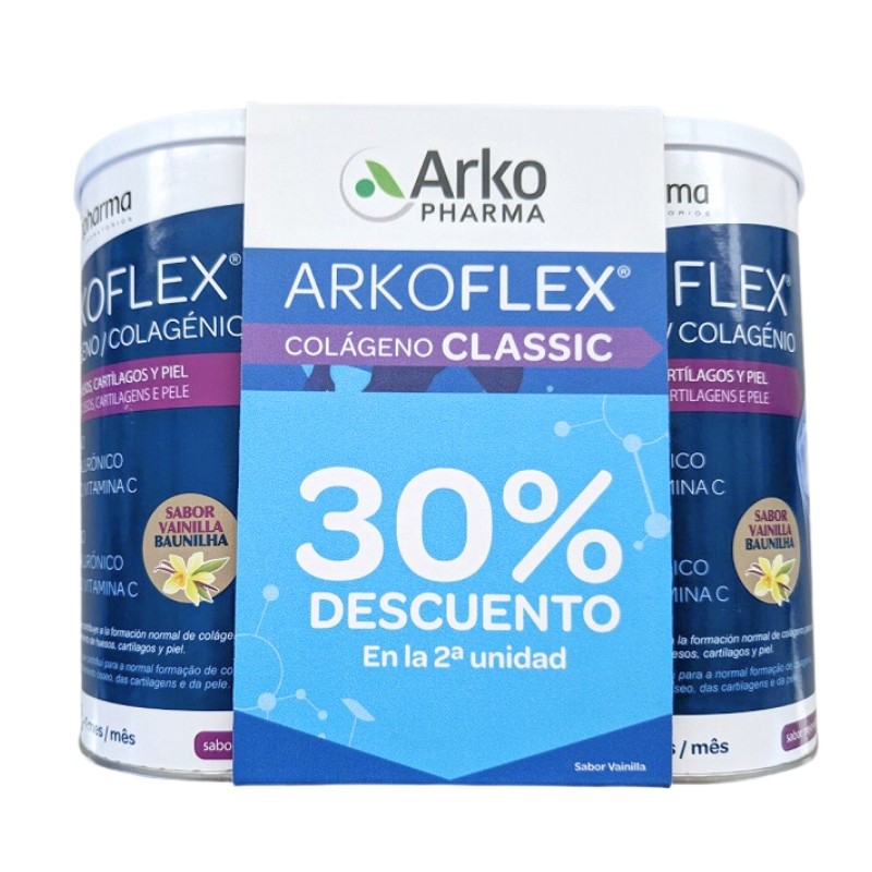 ARKOFLEX Colágeno Classic Sabor Vainilla DUPLO 360+360 gr