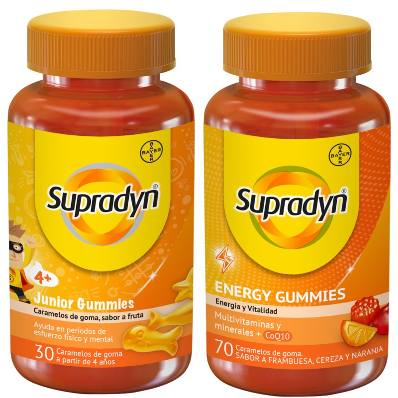 SUPRADYN Gummies Pack Familia 30 Junior + 70 Adultos