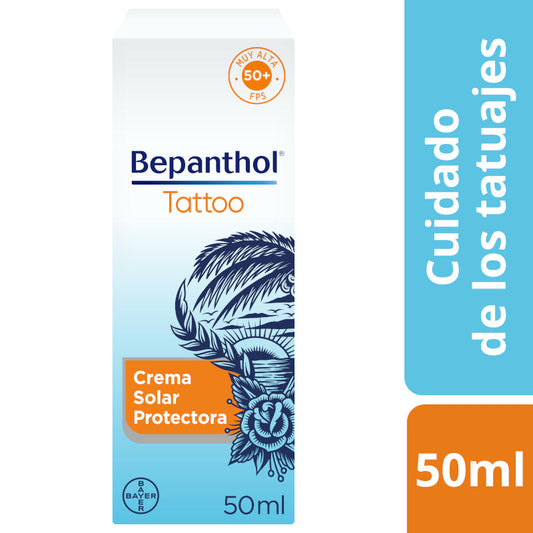 BEPANTHOL Tattoo Crema Solar SPF50+ 50 ml