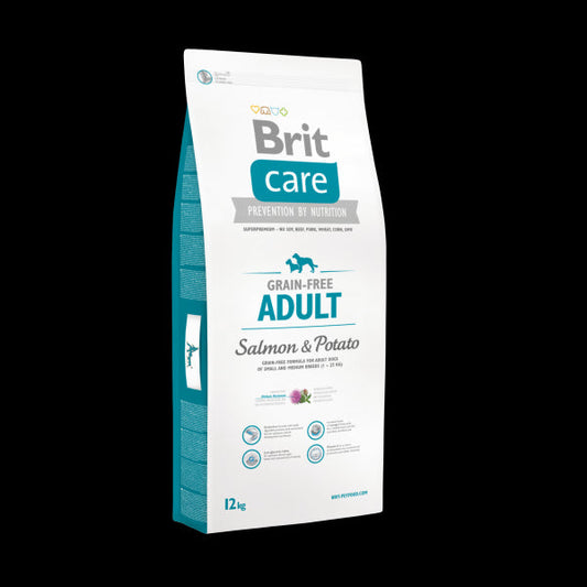 Brit Care Dog Grain-Free Adult Salmon 12kg Bag