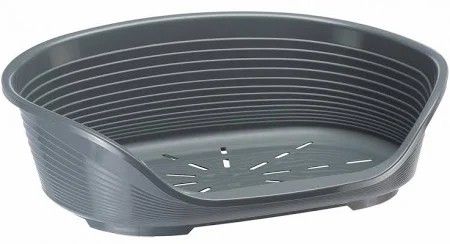 Ferplast Siesta Deluxe Cama Plástica Gris Oscuro 1,8kg