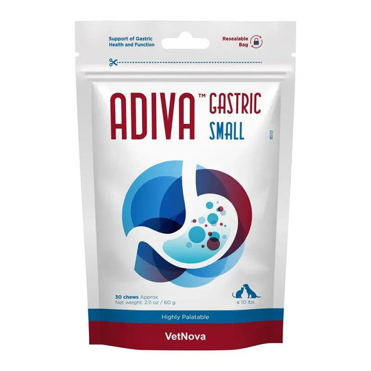Vetnova Adiva Gastric Chews para Mascotas Pequeñas 30 ud