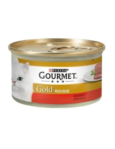 Purina Gourmet Gold Mousse Beef Wet Cat Food 85g