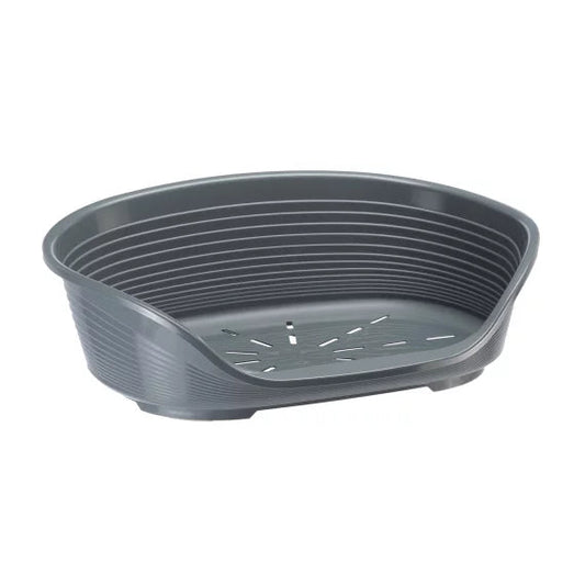 Ferplast Siesta Deluxe Cama Plástica Gris Oscuro 1 ud