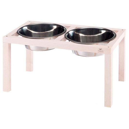 Ferplast Soporte Madera Comederos 1 ud Negro 2390g