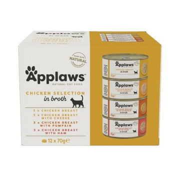 Applaws Lata Pollo Multipack Comida húmeda 12 uds