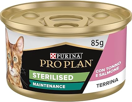 Purina Pro Plan Feline Sterilized Canned Salmon and Tuna 24 units