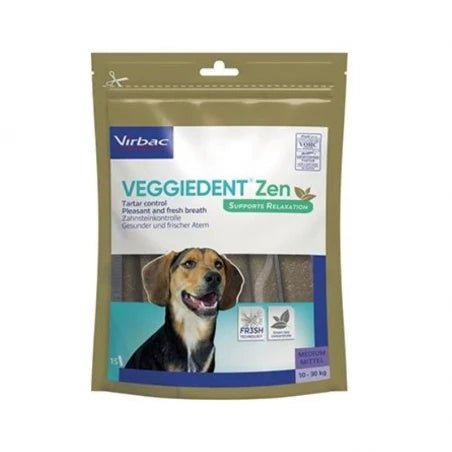 Virbac VeggieDent Zen Sticks para Perros 15 uds