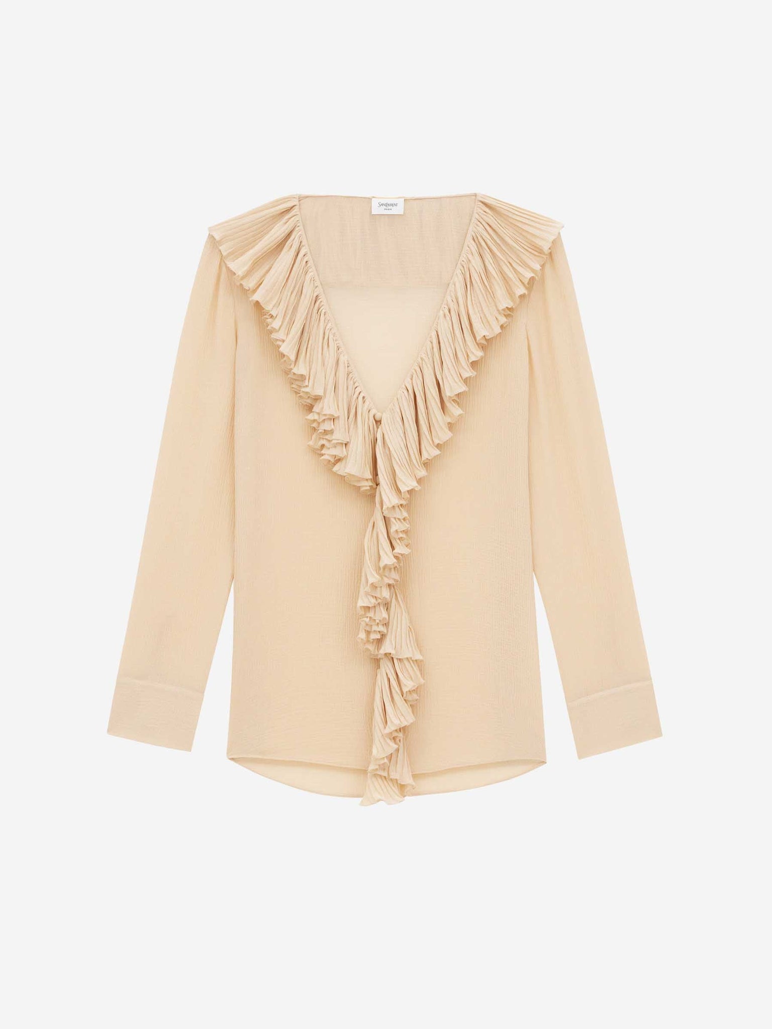 Blusa Volantes Crepé