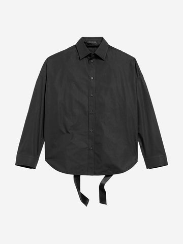 Camisa Cordones Algodón