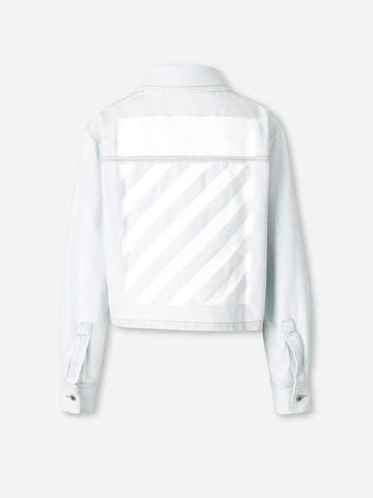 Camisa Denim Cropped