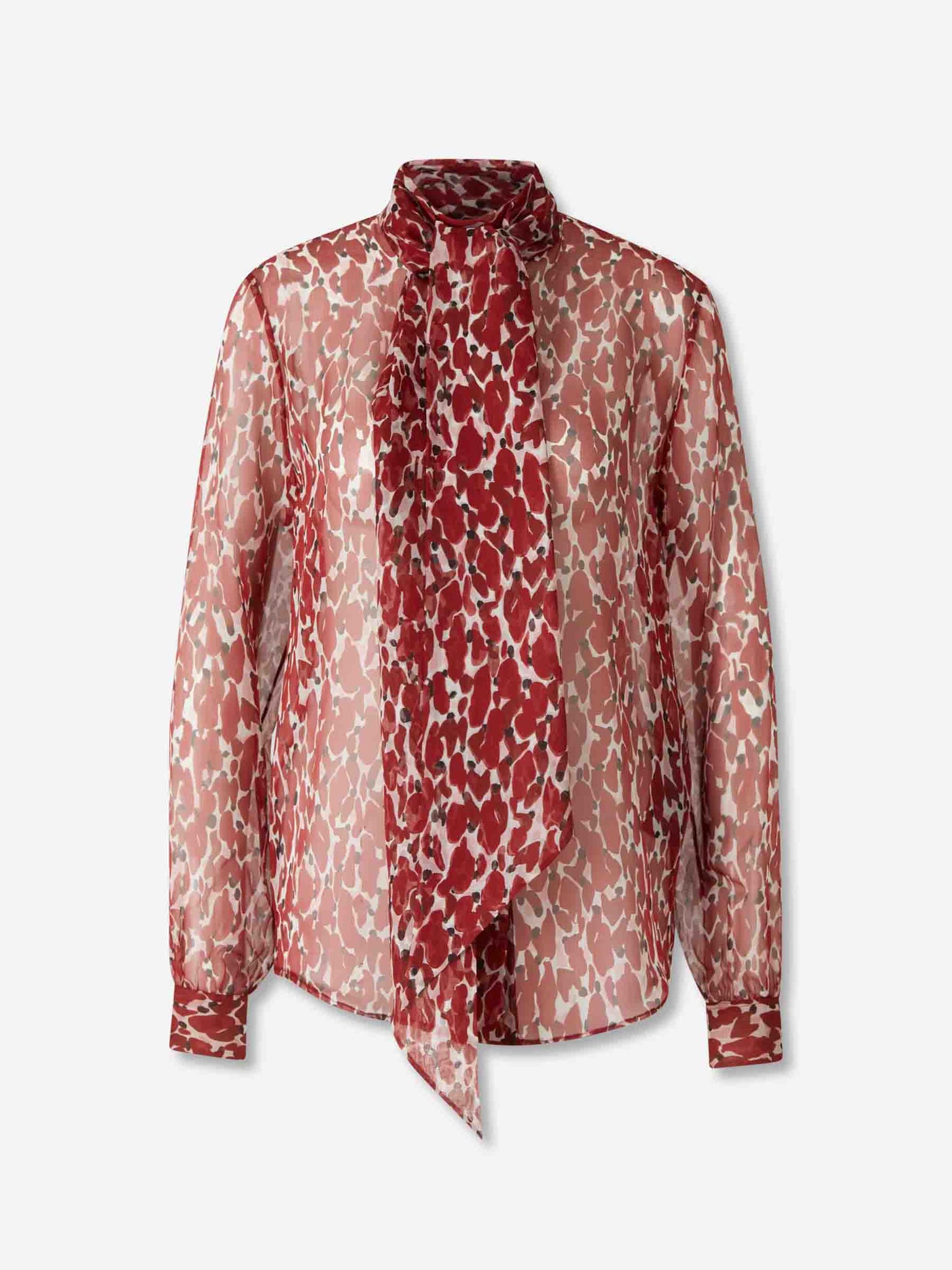 Camisa Seda Estampado