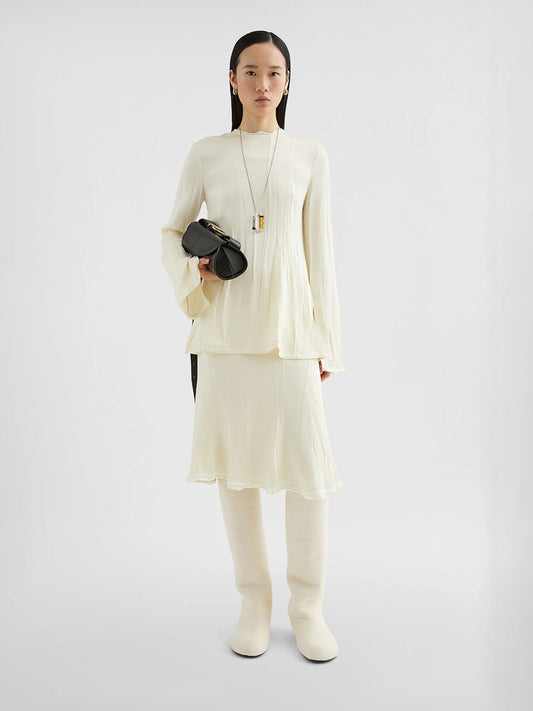 Blusa Fluida Manga Larga