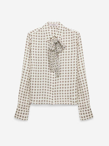 Blusa Seda Estampada