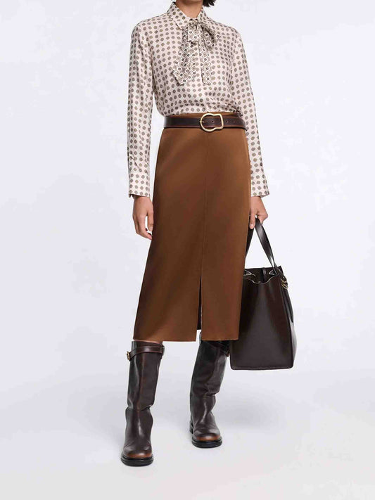 Blusa Seda Estampada