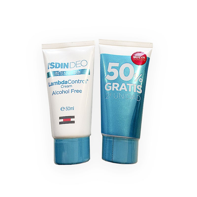 ISDIN Deo Lambda Control Crema 48h Alcohol Free 2x50 ml
