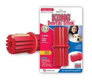 Kong Dental Stick Juguete para Perros Rojo 180g