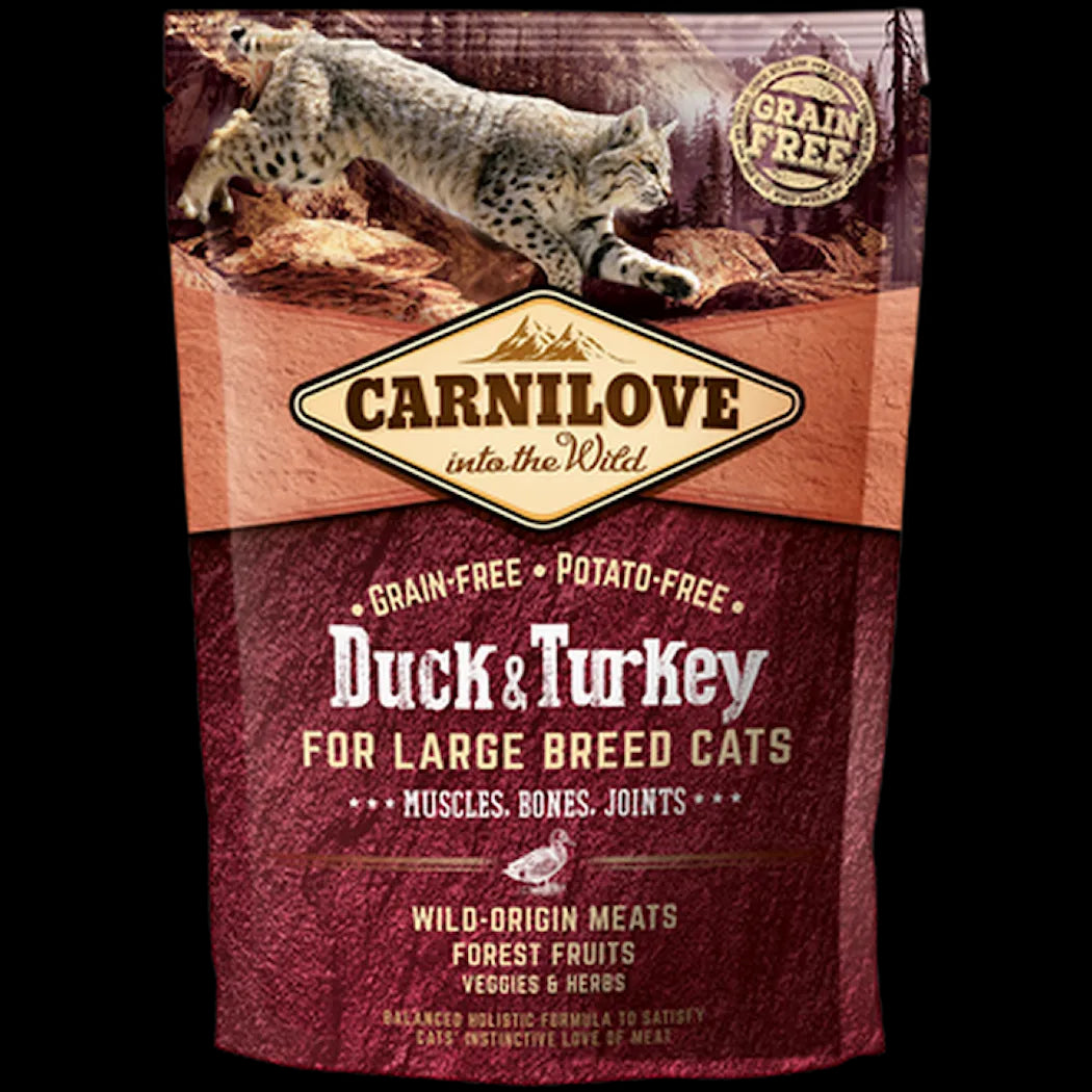 Carnilove Feline Adult Large Pato Pavo 6Kg