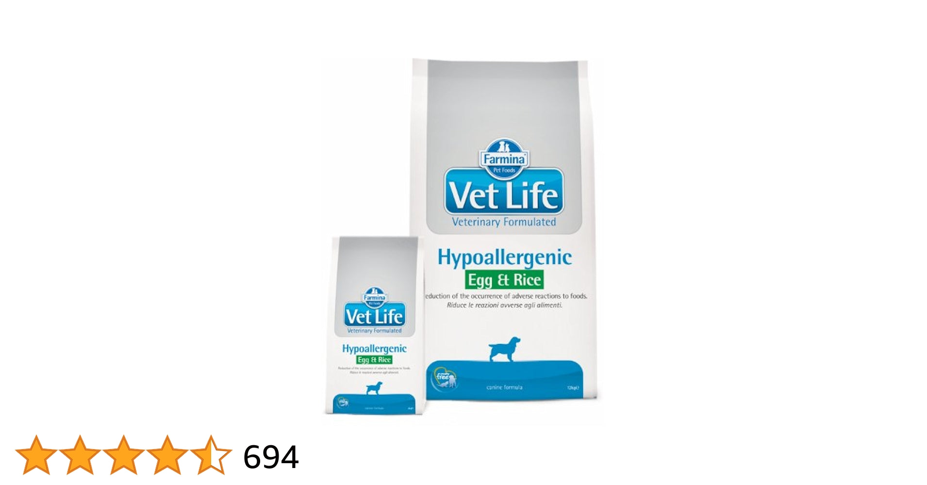 Farmina Vet Life Dog Hypoalergénico Huevo Pienso Seco 2Kg