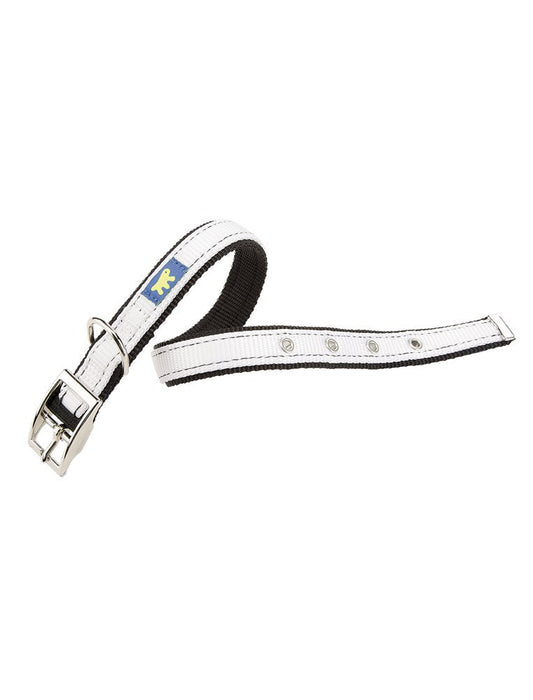 Ferplast Dual Collar Nylon Blanco 1 ud