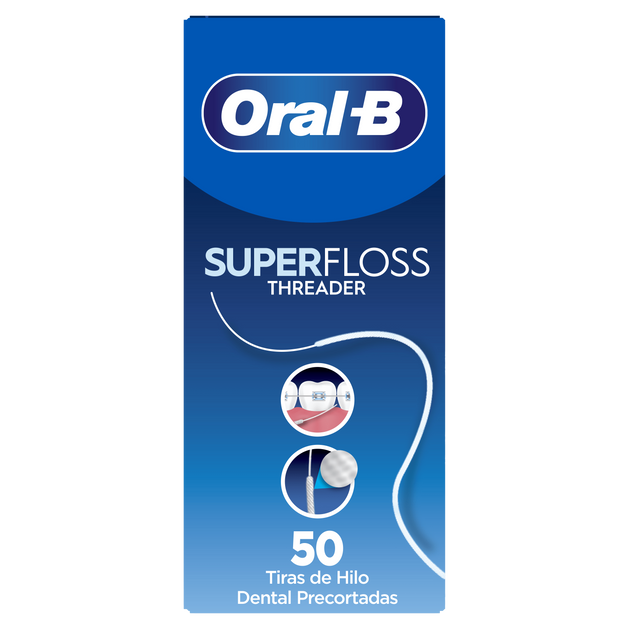 ORAL-B Superfloss Seda Dental Sin Cera 50 Hebras