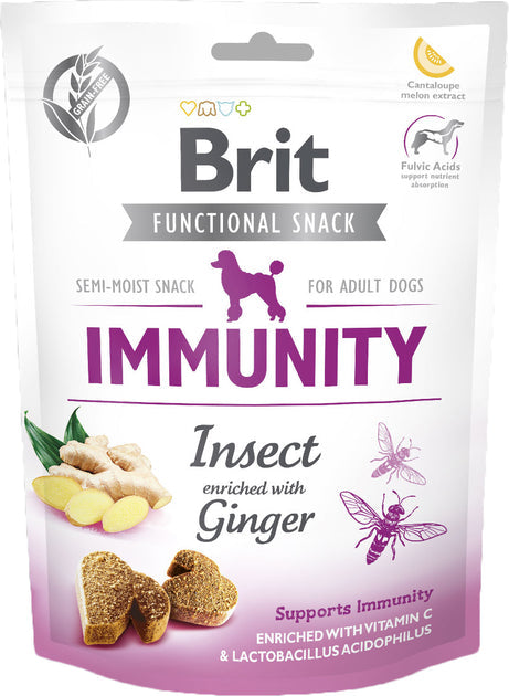Brit Care Inmunidad Insecto Snack para Perros Adultos 150g