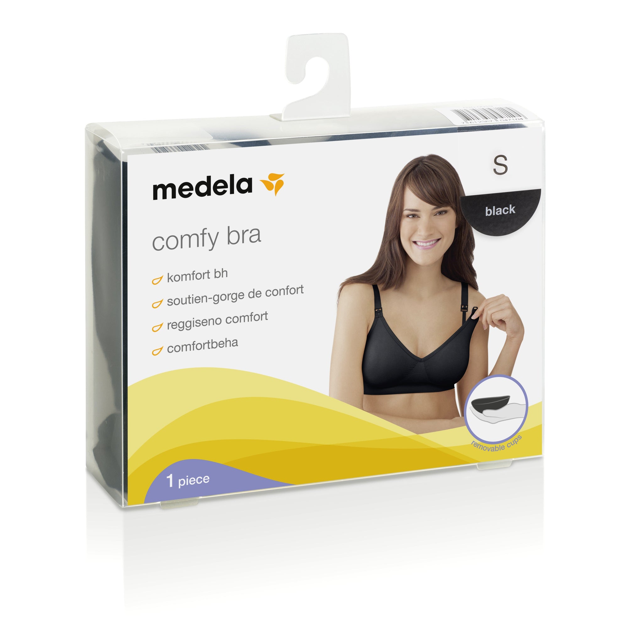 Medela Comfy Bra Tamaño S Color Negro