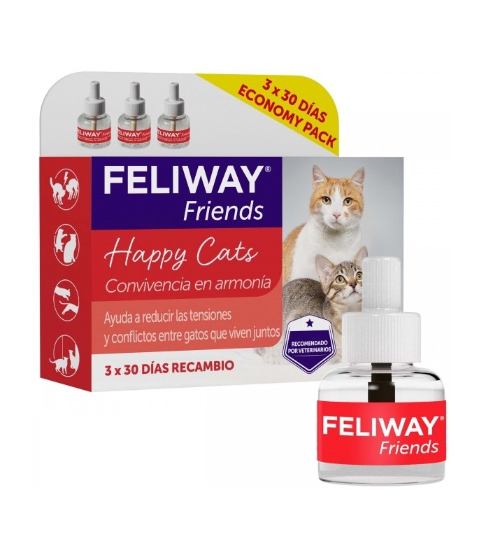 Feliway Friends Recambio 3 uds 48ml