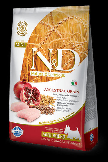 Farmina N&amp;D Ancestral Mini Chicken and Pomegranate Dog Food 2.5Kg