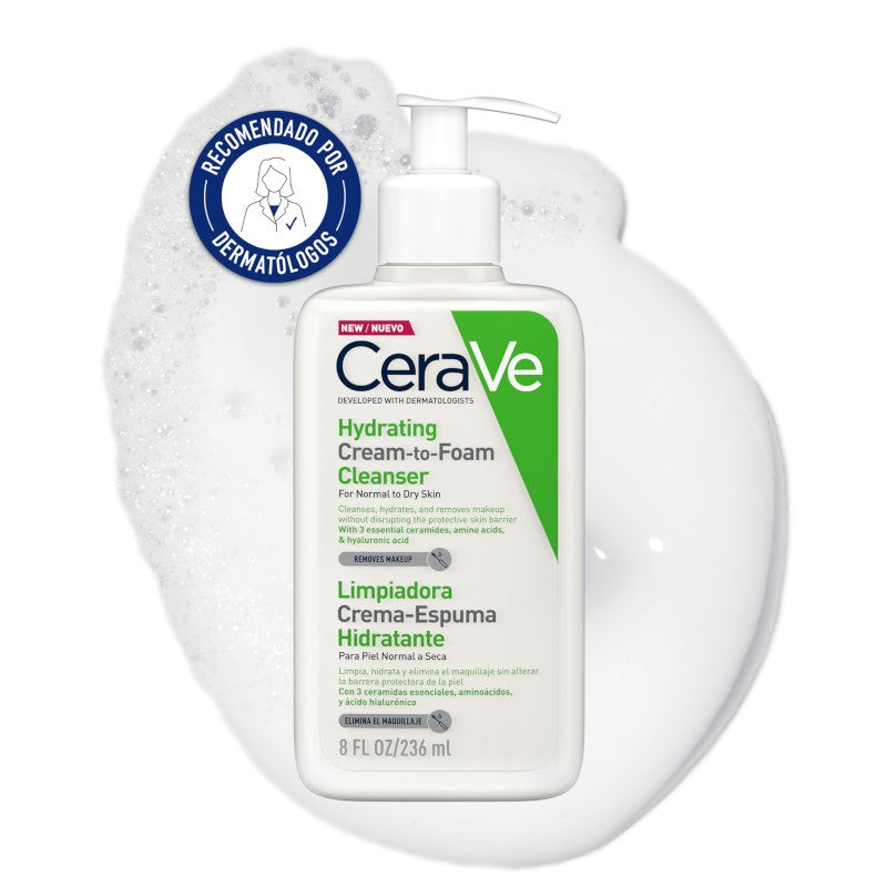 CeraVe Crema - Espuma Hidratante Limpiadora 236ml