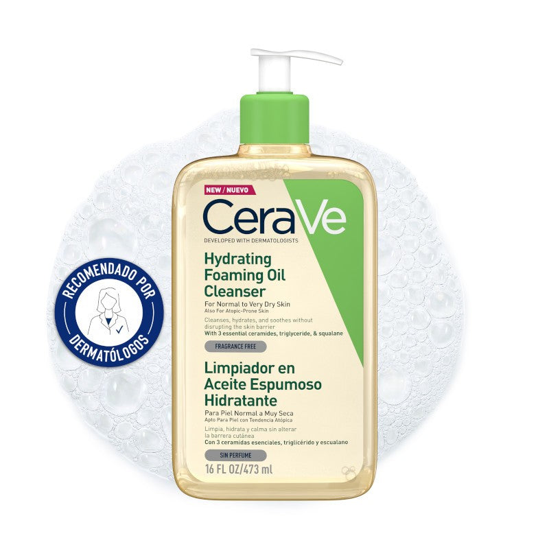 CeraVe Aceite Limpiador Espumoso 473 ml