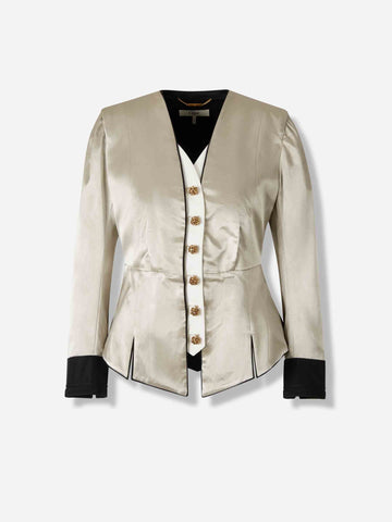 Blazer Satinada Seda