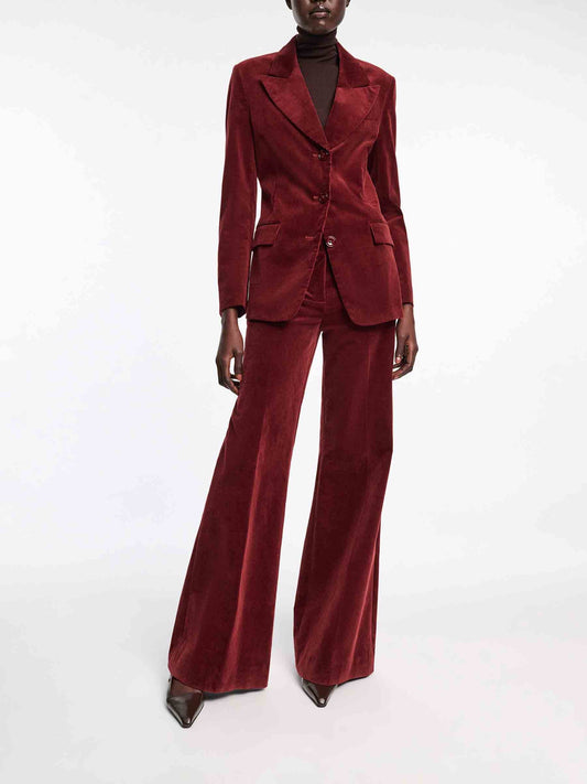 Blazer Ajustado Pana