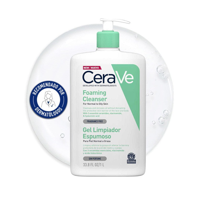 CeraVe Gel Limpiador Espumoso 1000 ml