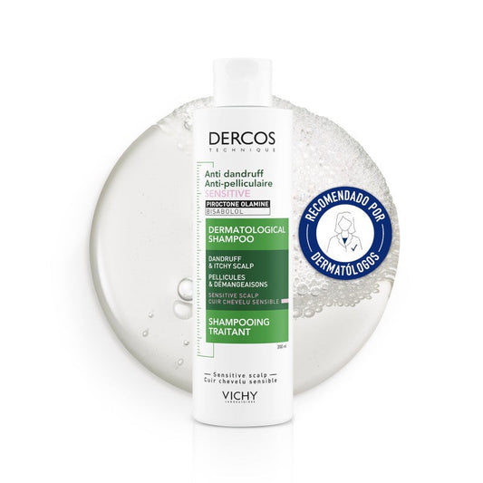 VICHY Dercos Champú Anticaspa Sensitive Duplo 2x200ml