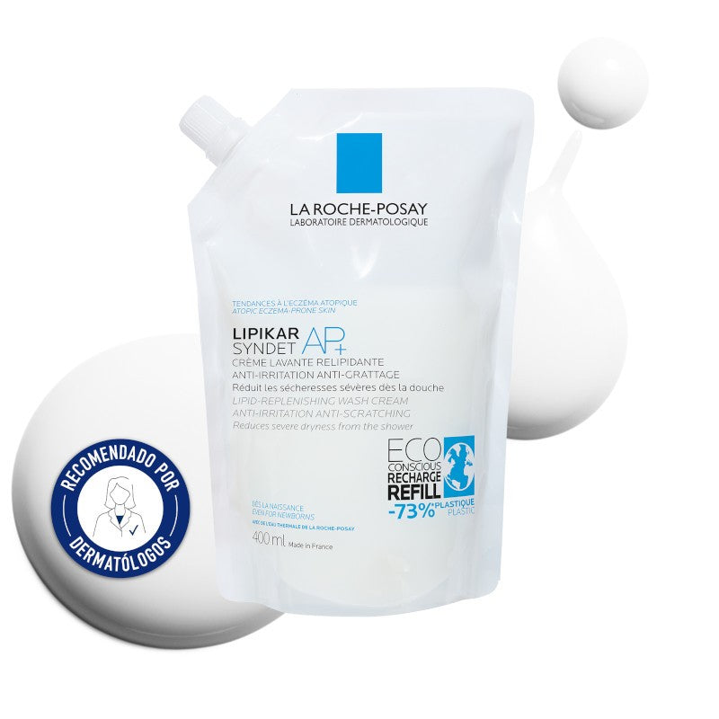 LIPIKAR Syndet AP+ Refill 400ml - LA ROCHE POSAY