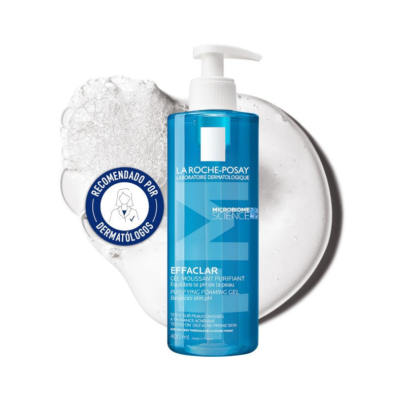 EFFACLAR Gel Limpiador Purificante +M Piel Grasa 400ml - La Roche Posay