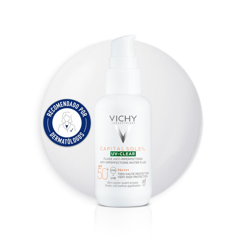 VICHY Capital Soleil UV Clear Fluido Anti-imperfecciones SPF50 (40ml)