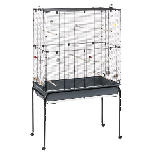 Ferplast Cage Planeta Negro Jaula para Aves 16100g