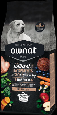 Ownat Ultra Medium Light Dog Food 12Kg