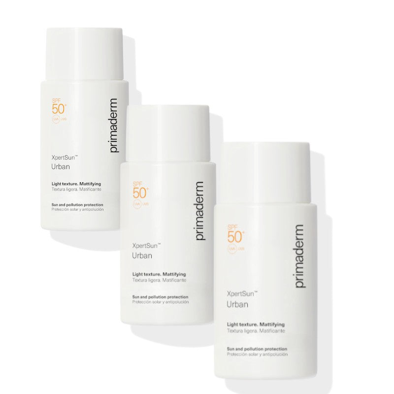 Primaderm Xpertsun Urban SPF50+ PACK AHORRO 3x50ml