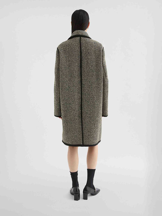 Abrigo Largo Tweed