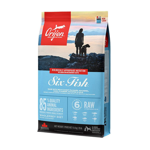 Orijen Canine Adult 6 Fish Dry Dog Food 11.4kg