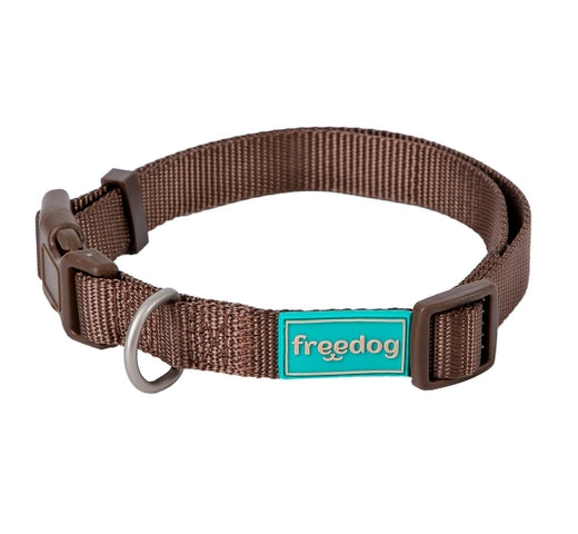 Freedog Basic Collar Nylon Marrón 1 ud