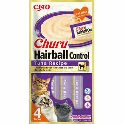 Churu Hairball Control Comida Húmeda Atún 4 tubos 56.7g