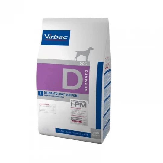 Virbac HPM Canine Dermatology Support D1 Alimento Seco 3Kg